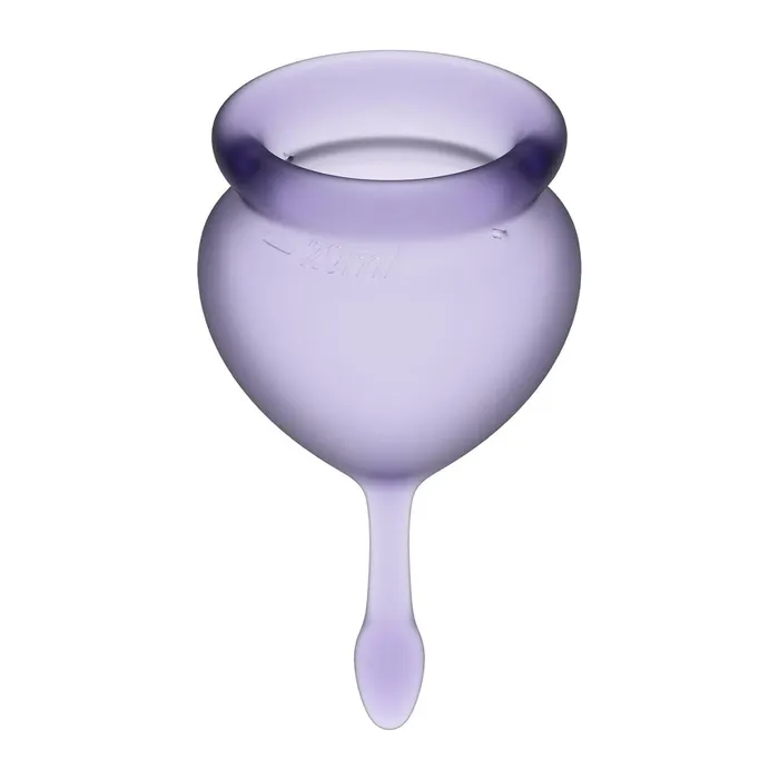 Satisfyer Vibrators Satisfyer Feel Good Menstrual Cups Lilac