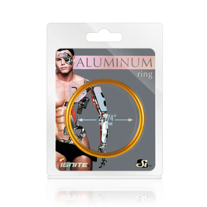 SI Novelties Male Sex Toys Si95160 COCK RING ALUMINUM RING COPPER 225in57mm