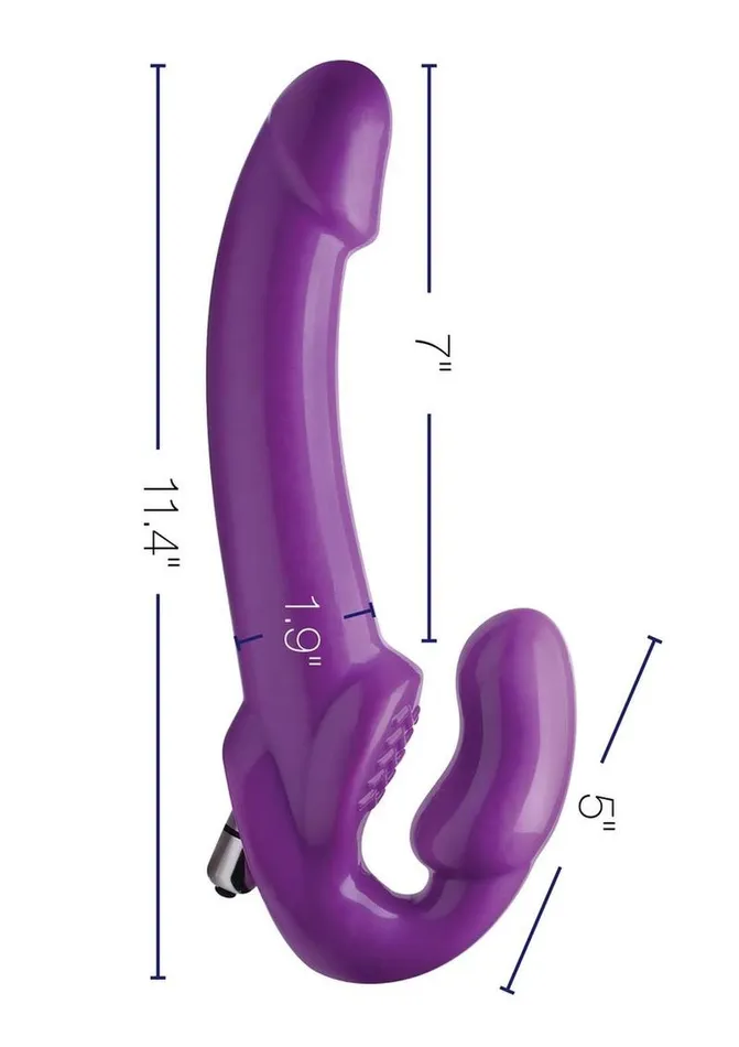 Strap U 7x Revolver Thick Vibrating Strapless StrapOn Dildo STRAP U Female Sex Toys