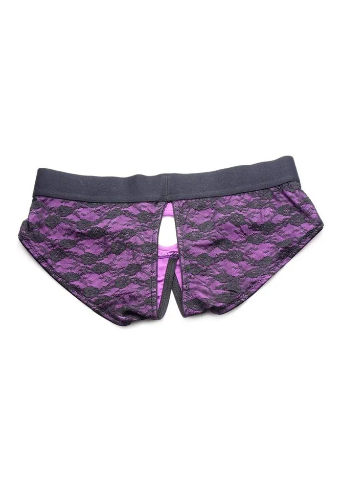 Strap U Lace Envy Lace Crotchless Panty Harness STRAP U Female Sex Toys