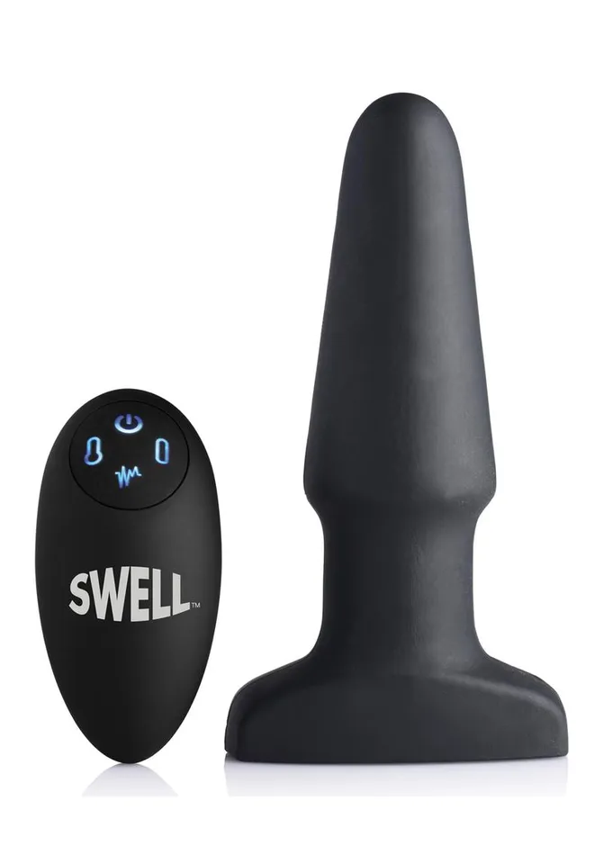 SWELL Swell Inflatable Rechargeable Silicone Vibrating Anal Plug Male Sex Toys SWELL Swell Inflatable Rechargeable Silicone Vibrating Anal Plug Male Sex Toys