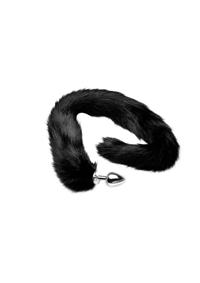 TAILZ Male Sex Toys Tailz Extra Long Midnight Mink Tail