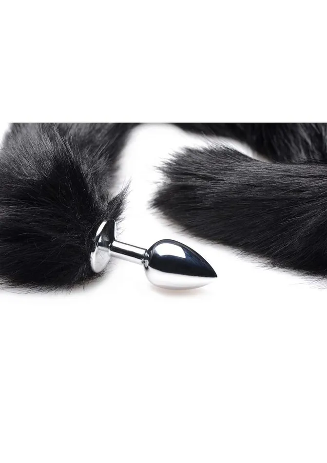 TAILZ Male Sex Toys Tailz Extra Long Midnight Mink Tail