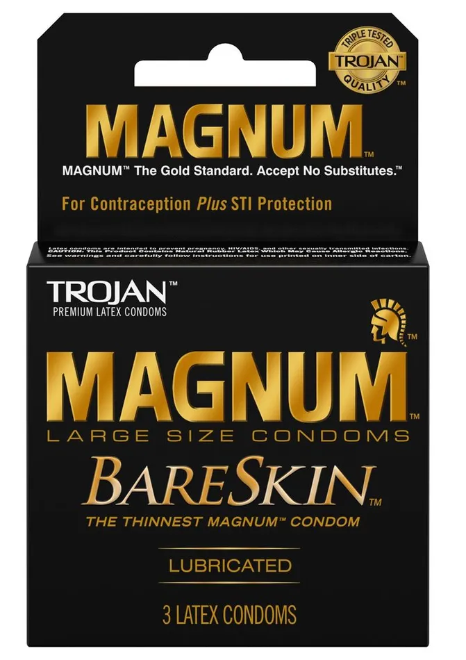 Trojan Magnum Bareskin Lubricated Latex Condoms Trojan Vibrators