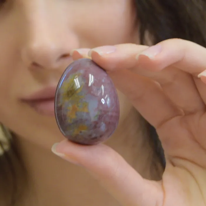 Vibrators Gemstone Yoni Fancy Jasper Yoni Eggs