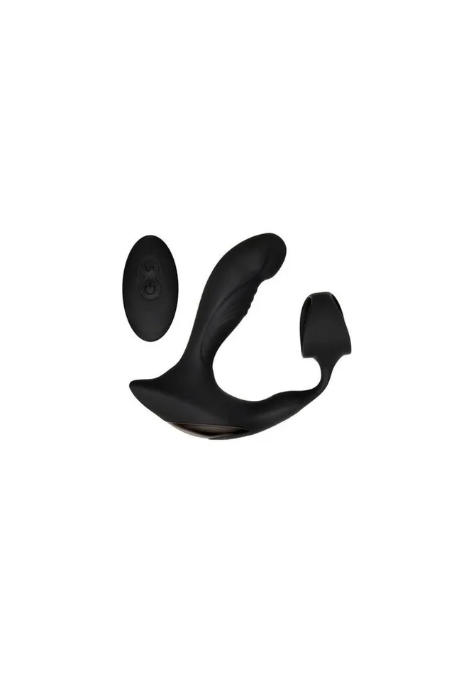 Zero Tolerance Zero Tolerance Strapped and Tapped Silicone Vibrating Prostate Stimulator with Remote Control Male Sex Toys