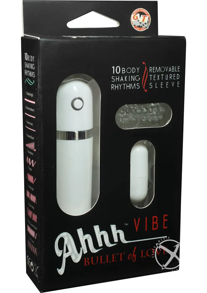 Ahhh Vibrating Bullet Of Love with Remote Control AHHH VIBE Female Sex Toys
