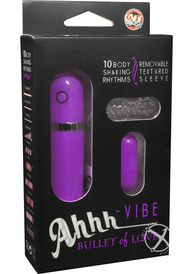 Ahhh Vibrating Bullet Of Love with Remote Control AHHH VIBE Female Sex Toys