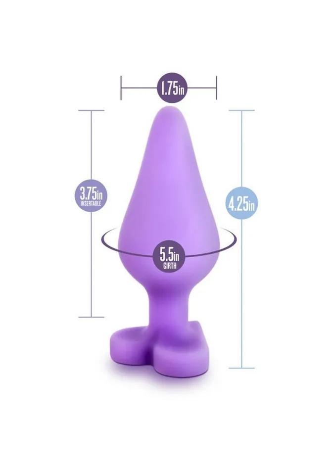 Anal Play with Me Play with Me Naughtier Candy Heart Fuck Me Silicone Butt Plug