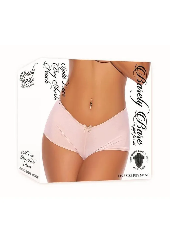 Barely Bare Split Lace Boy Shorts Barely Bare Couples