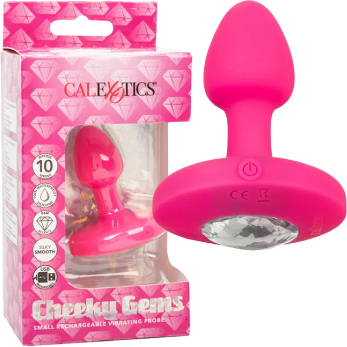 California Exotic Novelties Male Sex Toys Cheeky Gems Small Rechargeable Vibrating Probe California Exotic Novelties Male Sex Toys Cheeky Gems Small Rechargeable Vibrating Probe