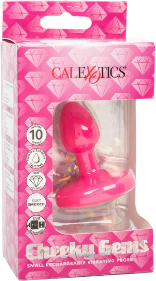 California Exotic Novelties Male Sex Toys Cheeky Gems Small Rechargeable Vibrating Probe