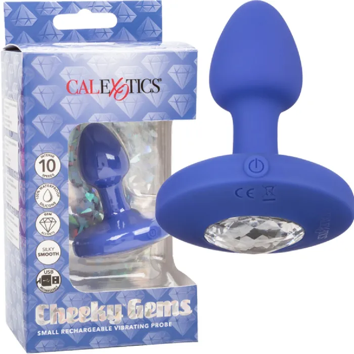 California Exotic Novelties Male Sex Toys Cheeky Gems Small Rechargeable Vibrating Probe