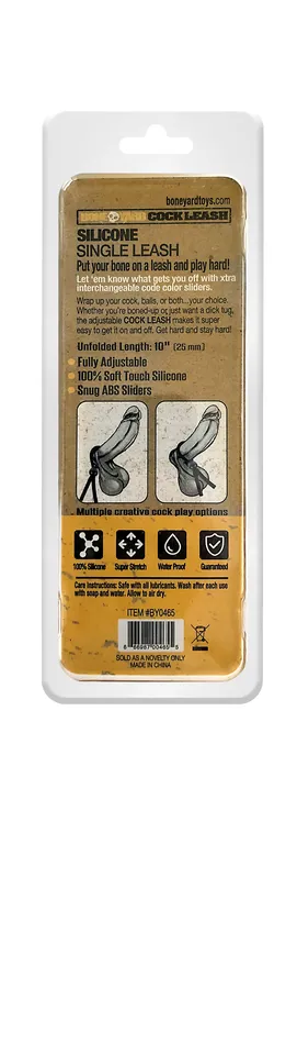 Cock Leash Single Black The Toolshed AU Dildos