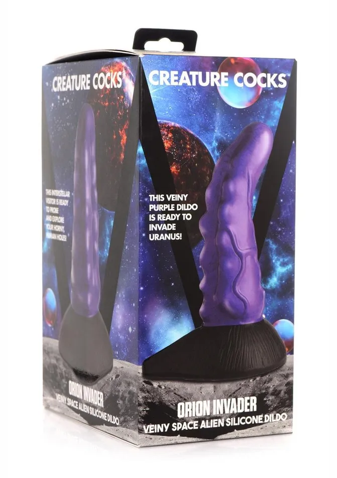 Creature Cocks Orion Invader Veiny Space Alien Silicone Dildo Creature Cocks Dildos