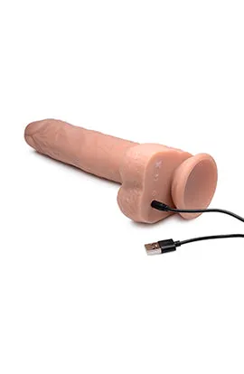 Dildos Big Shot 9 Inch Silicone Thrusting Dildo With Balls and Remote Curve Toys Dildos Big Shot 9 Inch Silicone Thrusting Dildo With Balls and Remote Curve Toys