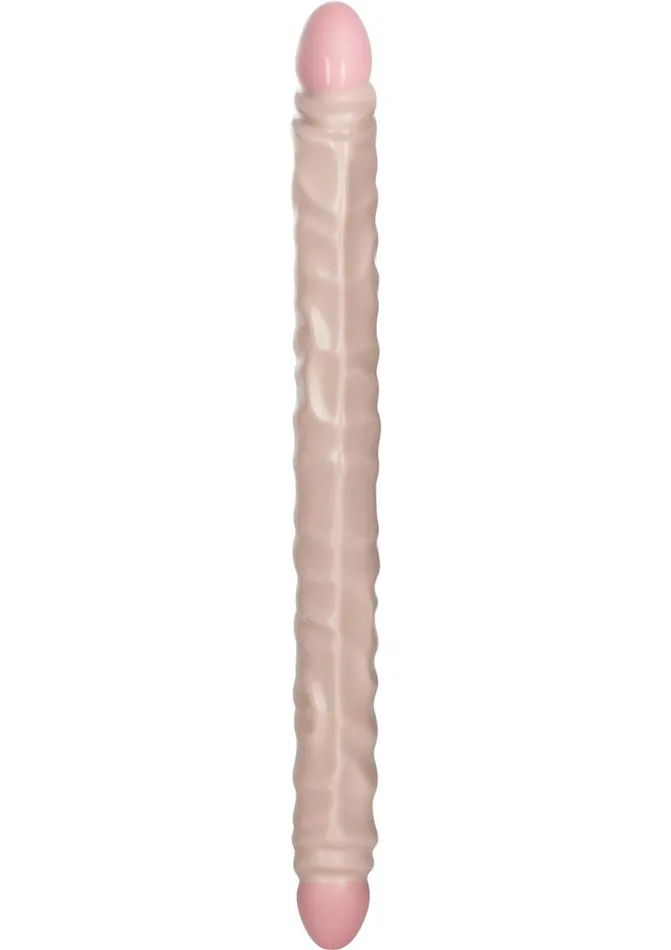 Dildos Slim Jim Duo Veined Super Slim Double Dildo Lifelike Dongs