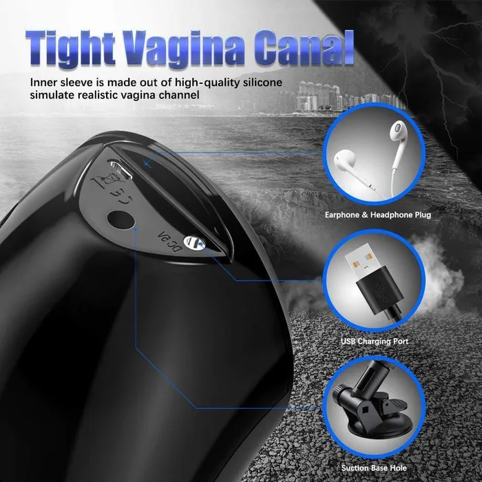 ElizaHands Free Male Masturbator ADLTOYFUN Male Sex Toys