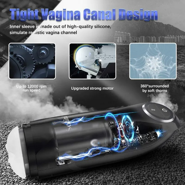 ElizaHands Free Male Masturbator ADLTOYFUN Male Sex Toys