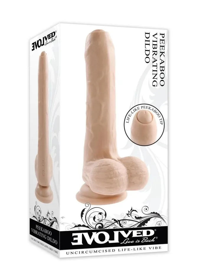 Evolved Female Sex Toys Peek A Boo Vibrating Rechargeable Silicone Dildo Light Evolved Female Sex Toys Peek A Boo Vibrating Rechargeable Silicone Dildo Light