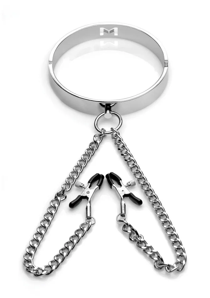 Female Sex Toys Mistress By Isabella Sinclaire Mistress By Isabella Sinclaire Slave Collar with Nipple Clamps Female Sex Toys Mistress By Isabella Sinclaire Mistress By Isabella Sinclaire Slave Collar with Nipple Clamps