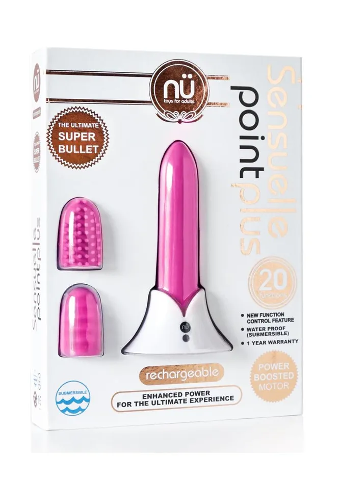 Female Sex Toys Nu Sensuelle Point Plus Rechargeable Silicone Bullet Nu Sensuelle