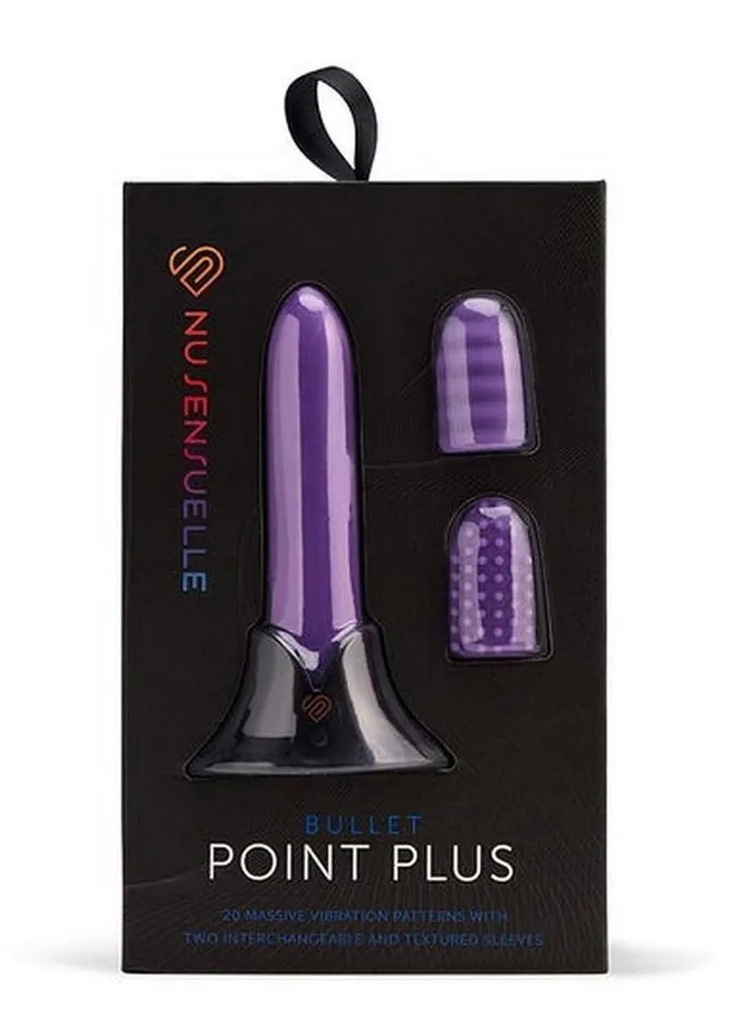 Female Sex Toys Nu Sensuelle Point Plus Rechargeable Silicone Bullet Nu Sensuelle