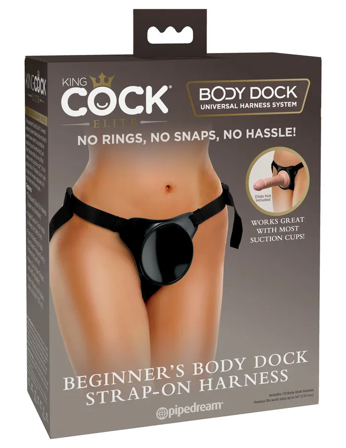 Female Sex Toys Pipedream King Cock Elite Beginners Body Dock Strapon Harness Black Female Sex Toys Pipedream King Cock Elite Beginners Body Dock Strapon Harness Black