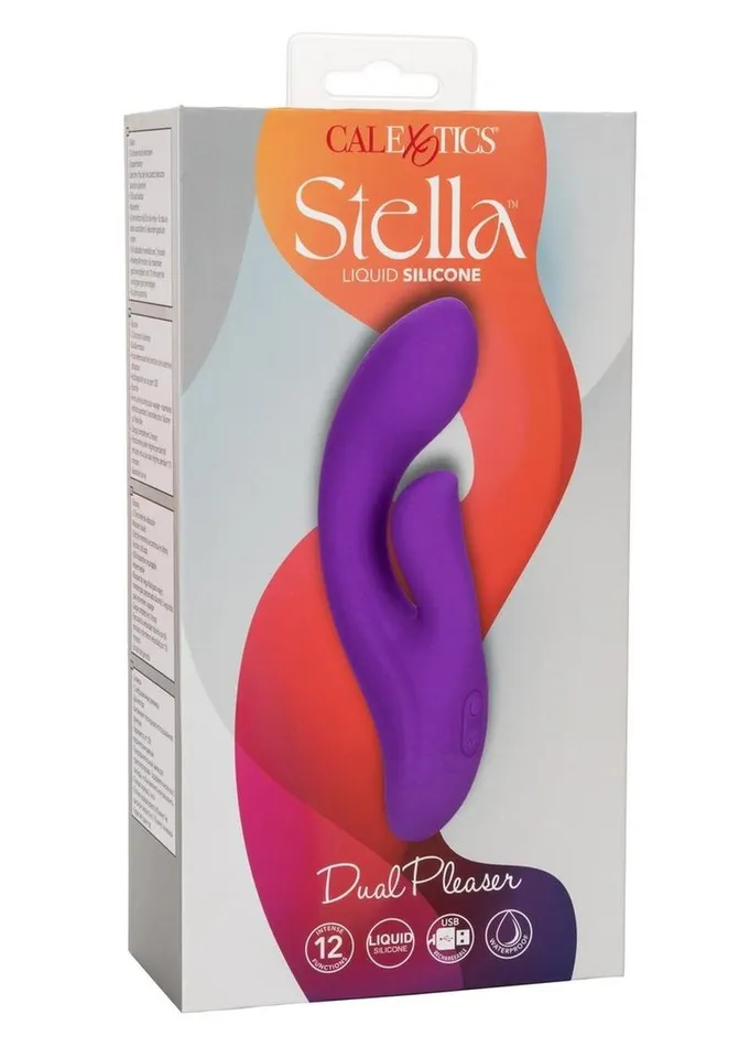 Female Sex Toys Stella Stella Liquid Silicone Dual Pleaser Rechargeable Vibrator