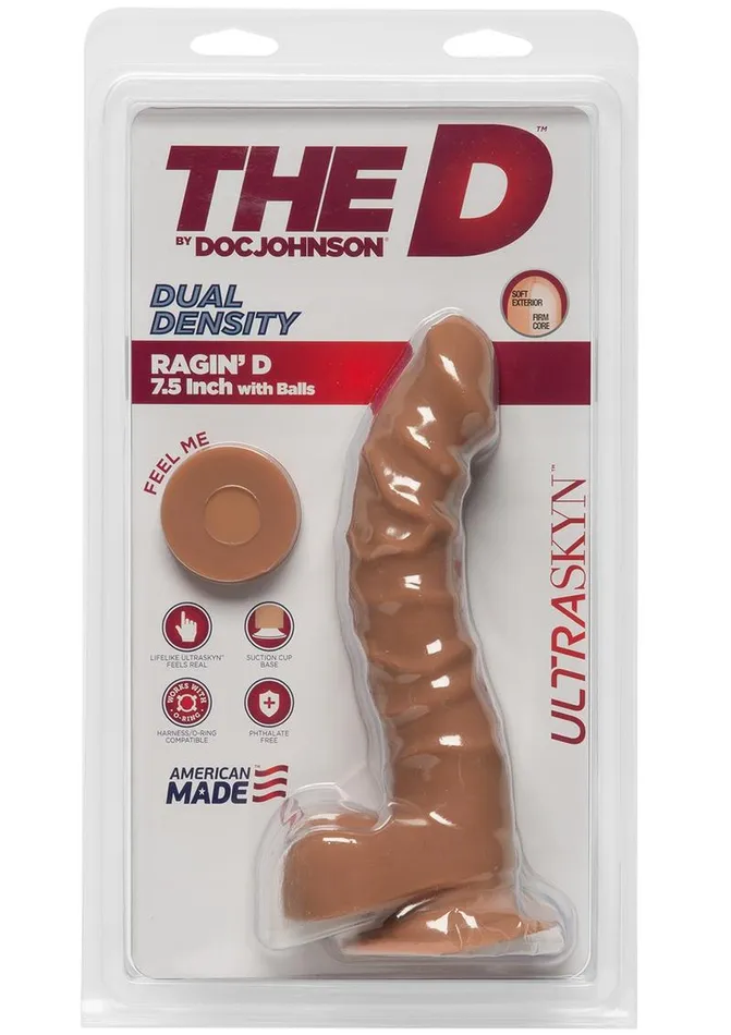 Female Sex Toys The D The D Ragin D Ultraskyn Dildo with Balls