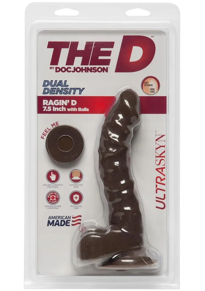 Female Sex Toys The D The D Ragin D Ultraskyn Dildo with Balls