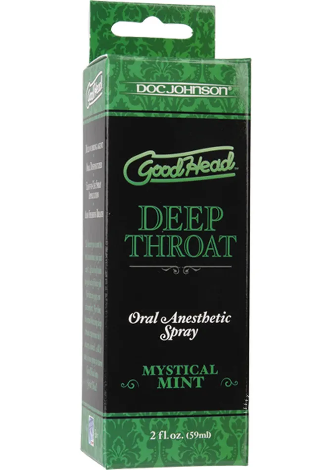 GoodHead Male Sex Toys Goodhead Deep Throat Oral Anesthetic Spray Mystical Mint