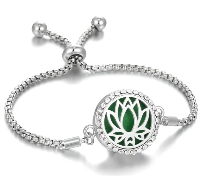 Hollow Stainless Steel Adjustable Aromatherapy Bracelet Jewelry cj Male Sex Toys