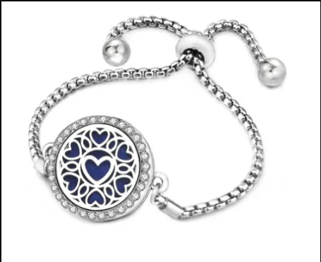 Hollow Stainless Steel Adjustable Aromatherapy Bracelet Jewelry cj Male Sex Toys