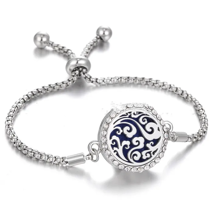 Hollow Stainless Steel Adjustable Aromatherapy Bracelet Jewelry cj Male Sex Toys