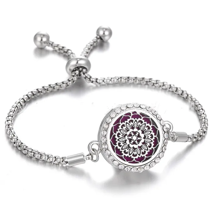 Hollow Stainless Steel Adjustable Aromatherapy Bracelet Jewelry cj Male Sex Toys