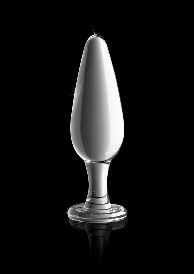 Icicles Male Sex Toys Icicles No 26 Glass Anal Plug