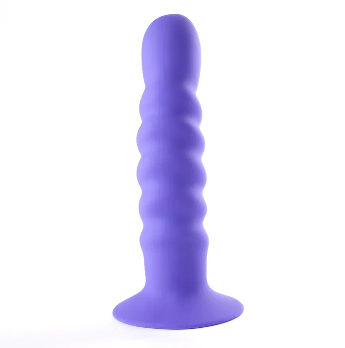 Kendall Silicone Dong Swirled Satin Finish Neon Purple Maia Toys Dildos