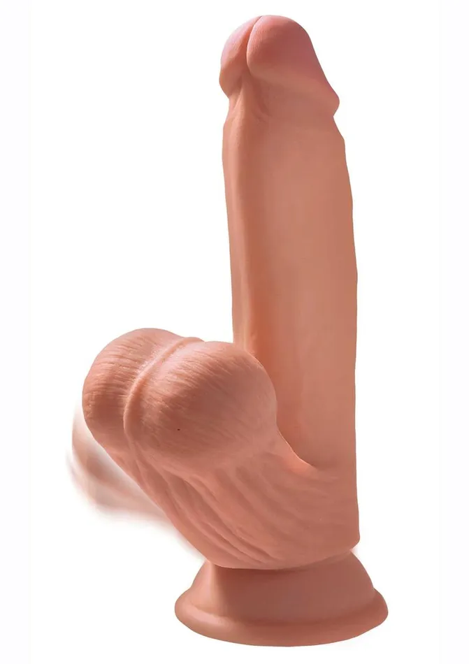 King Cock Plus Triple Density Dildo with Swinging Balls King Cock Dildos
