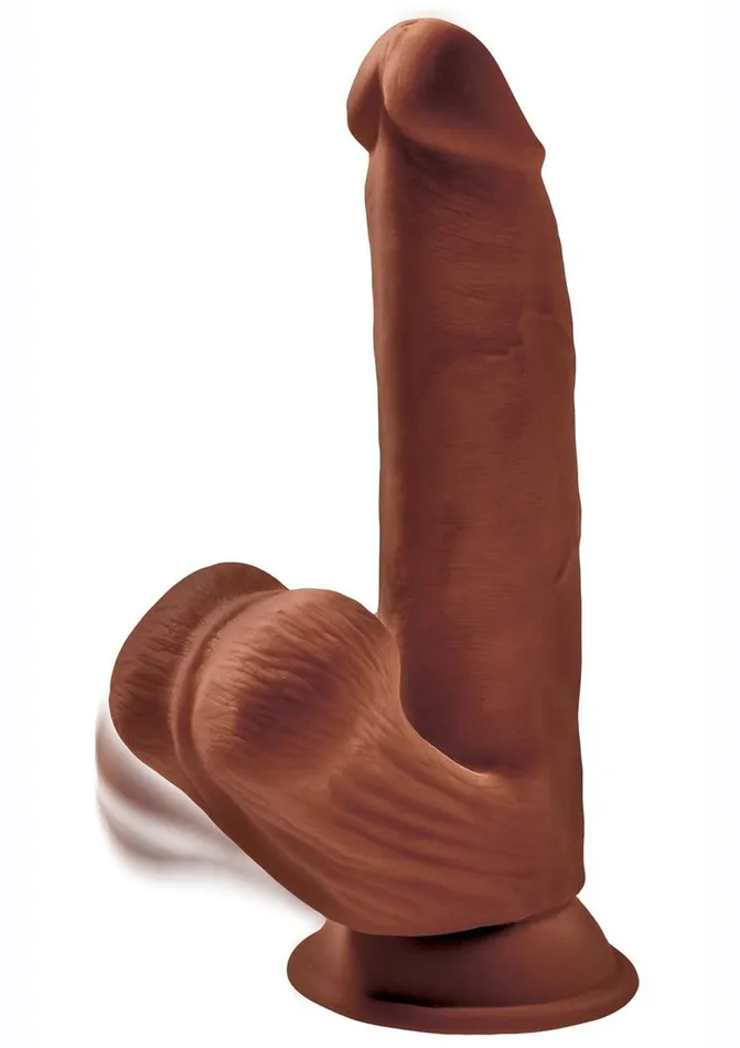 King Cock Plus Triple Density Dildo with Swinging Balls King Cock Dildos