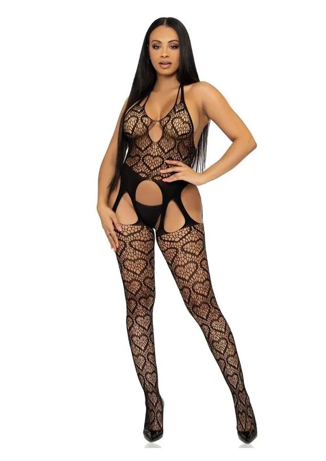 Leg Avenue Bodystockings Playsuits Leg Avenue Seamless Heart Net Suspender Bodystocking Leg Avenue Bodystockings Playsuits Leg Avenue Seamless Heart Net Suspender Bodystocking