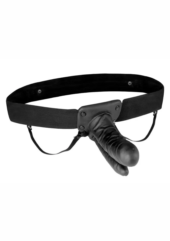 Lux Fetish Lux Fetish Unisex Vibrating Hollow Double Penetration StrapOn Dildo with Wired Remote Control Female Sex Toys Lux Fetish Lux Fetish Unisex Vibrating Hollow Double Penetration StrapOn Dildo with Wired Remote Control Female Sex Toys