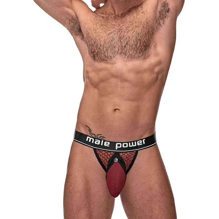 Male Power Male Sex Toys Cock Pit Net Cock Ring Jock S M Burgundy Male Power Male Sex Toys Cock Pit Net Cock Ring Jock S M Burgundy