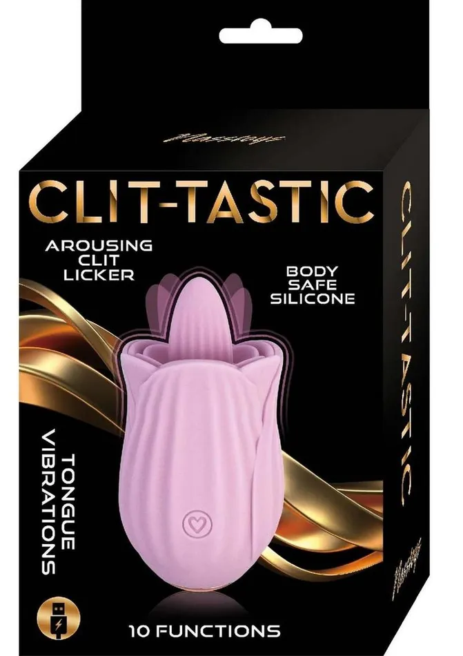 Nasstoys ClitTastic Arousing Clit Licker Rechargeable Silicone Clitoral Vibrator Female Sex Toys