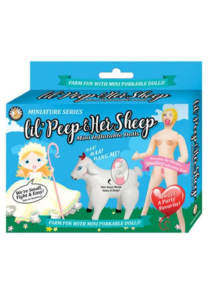Nasstoys Male Sex Toys Miniature Series Lil Peep and Her Sheep Mini Inflatable Dolls
