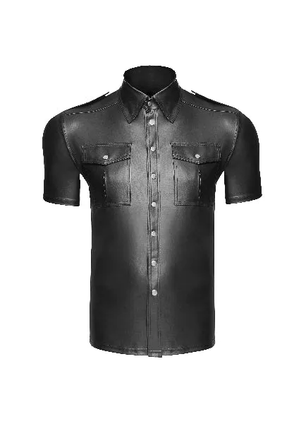 Noir Handmade Sexy And Elegant Shirt With Front Pockets Noir Male Sex Toys Noir Handmade Sexy And Elegant Shirt With Front Pockets Noir Male Sex Toys
