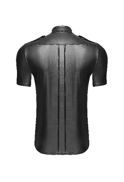 Noir Handmade Sexy And Elegant Shirt With Front Pockets Noir Male Sex Toys