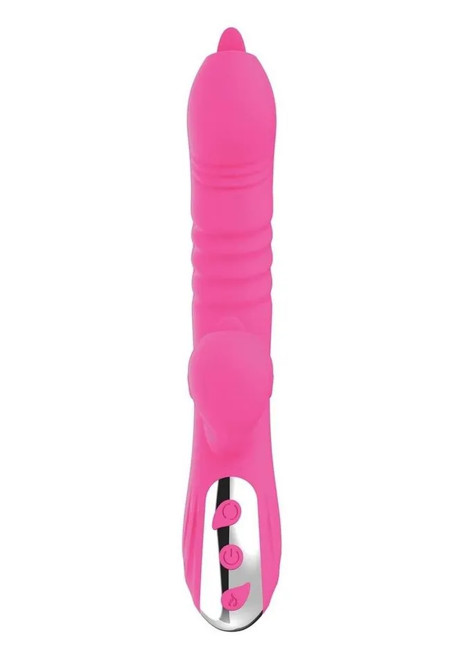 Passion Teaser Heat Up Rechargeable Silicone Rabbit Vibrator Nasstoys Female Sex Toys