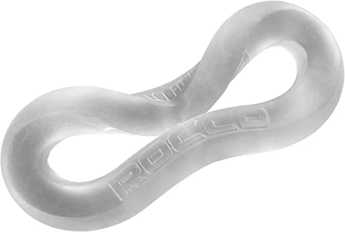 Perfect Fit Male Sex Toys The Rocco 3Way XL Wrap Ring Clear