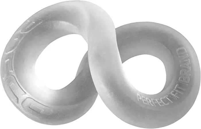 Perfect Fit Male Sex Toys The Rocco 3Way XL Wrap Ring Clear Perfect Fit Male Sex Toys The Rocco 3Way XL Wrap Ring Clear